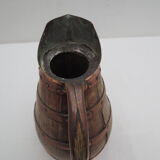 Old wooden cider pitcher