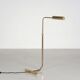1980s gold modernist reading lamp