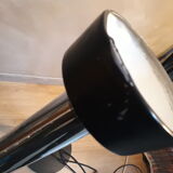 Floor lamp black and chrome 1970