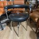 LC-7 Swivel Armchair by Le Corbusier, Cassina edition, 1980s