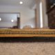 English giltwood overmantle mirror h161cm