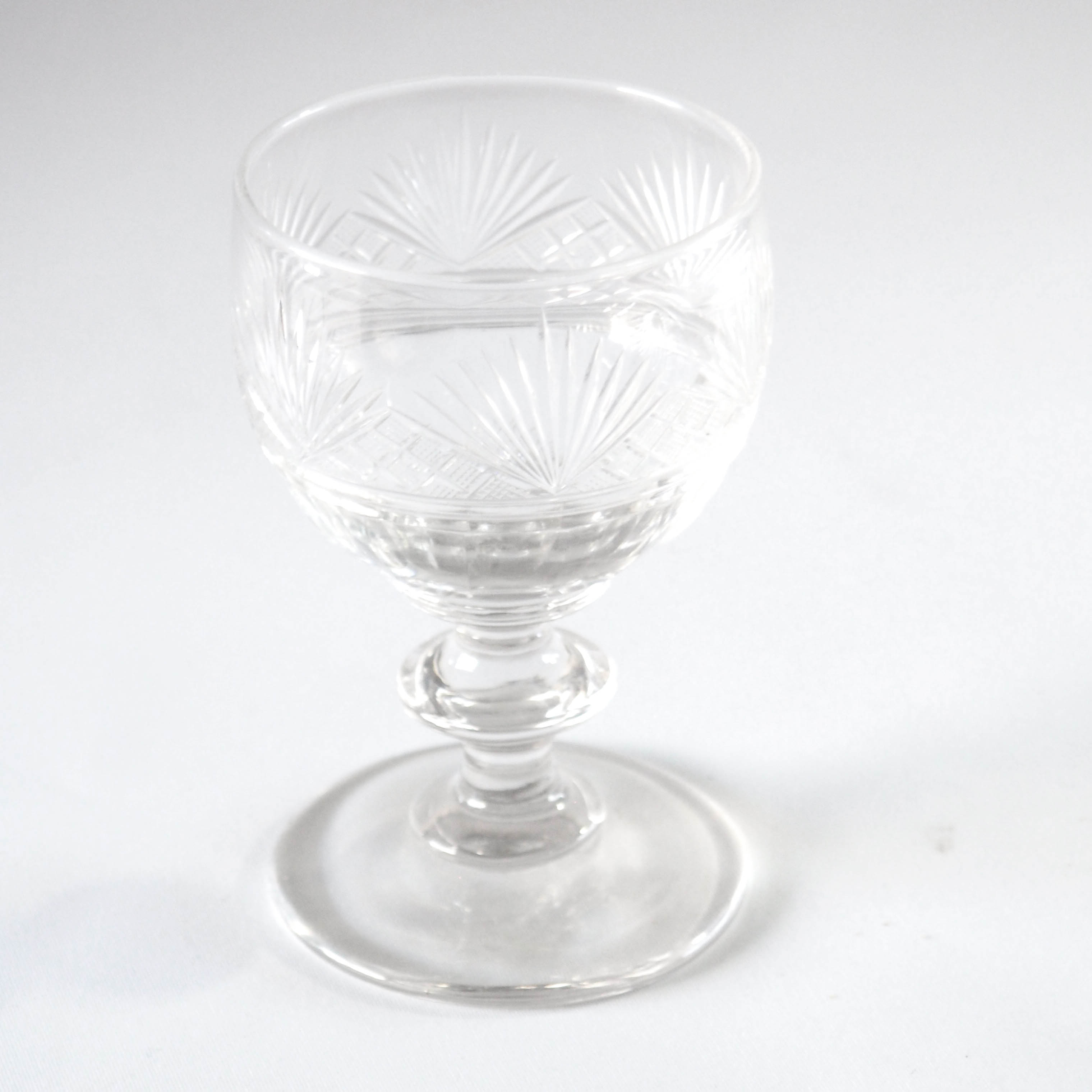 Crystal chiseled glass