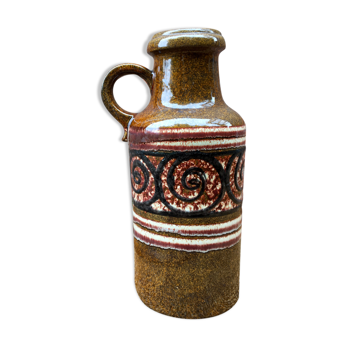 Vase en faïence west germany