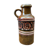 Earthenware vase west germany
