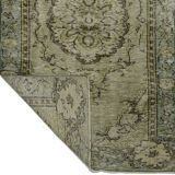 ONE-OF-A-KIND TURKISH HANDWOVEN VINTAGE RUG - RUSTIC VINTAGE CHARM 201X 105