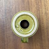 Mid-century West German pottery candlestick WGP by Cari Zalloni for Steuler, 1960s.