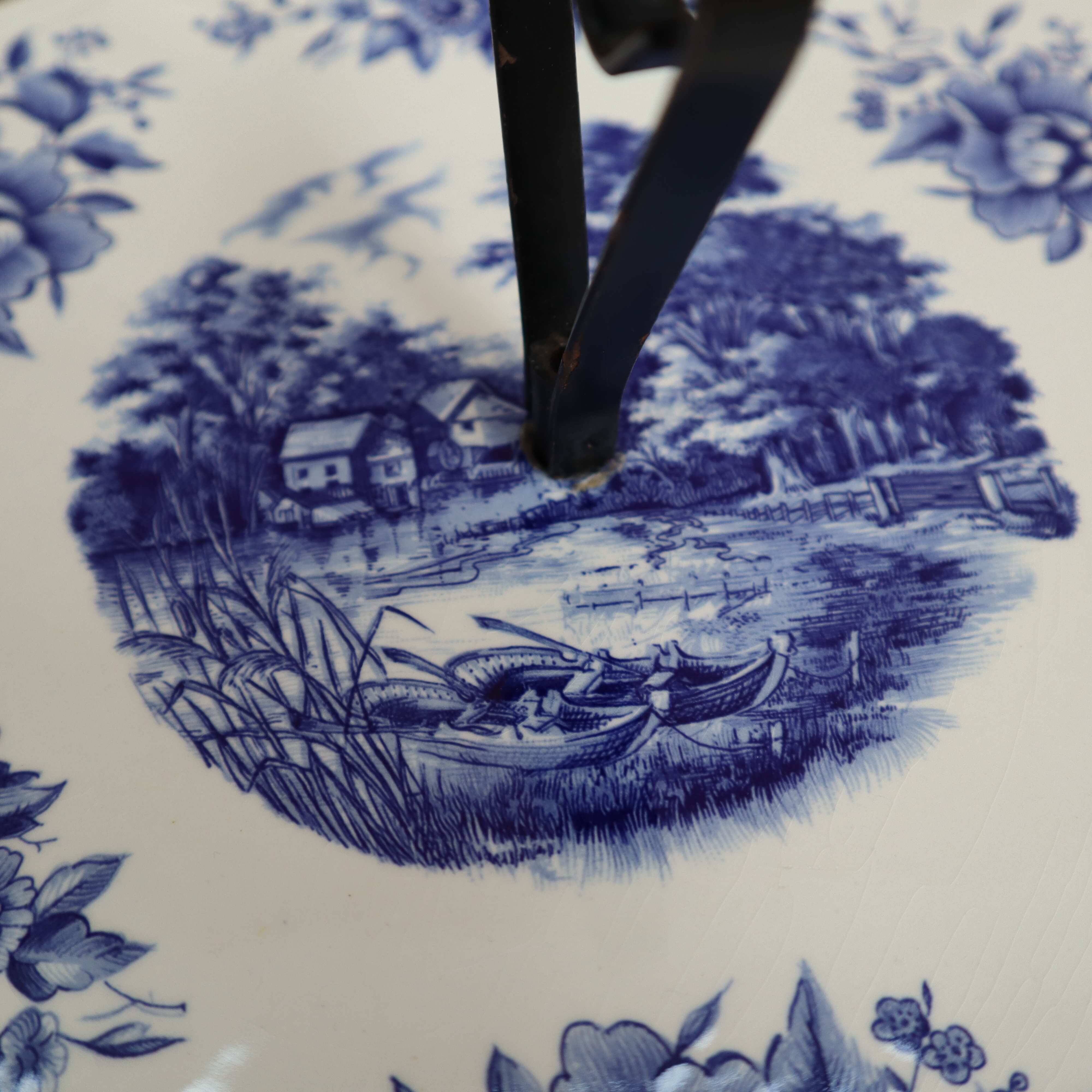 Sarreguemines cheese platter Romantic model