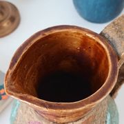 Vase pichet céramique, terracotta, vintage