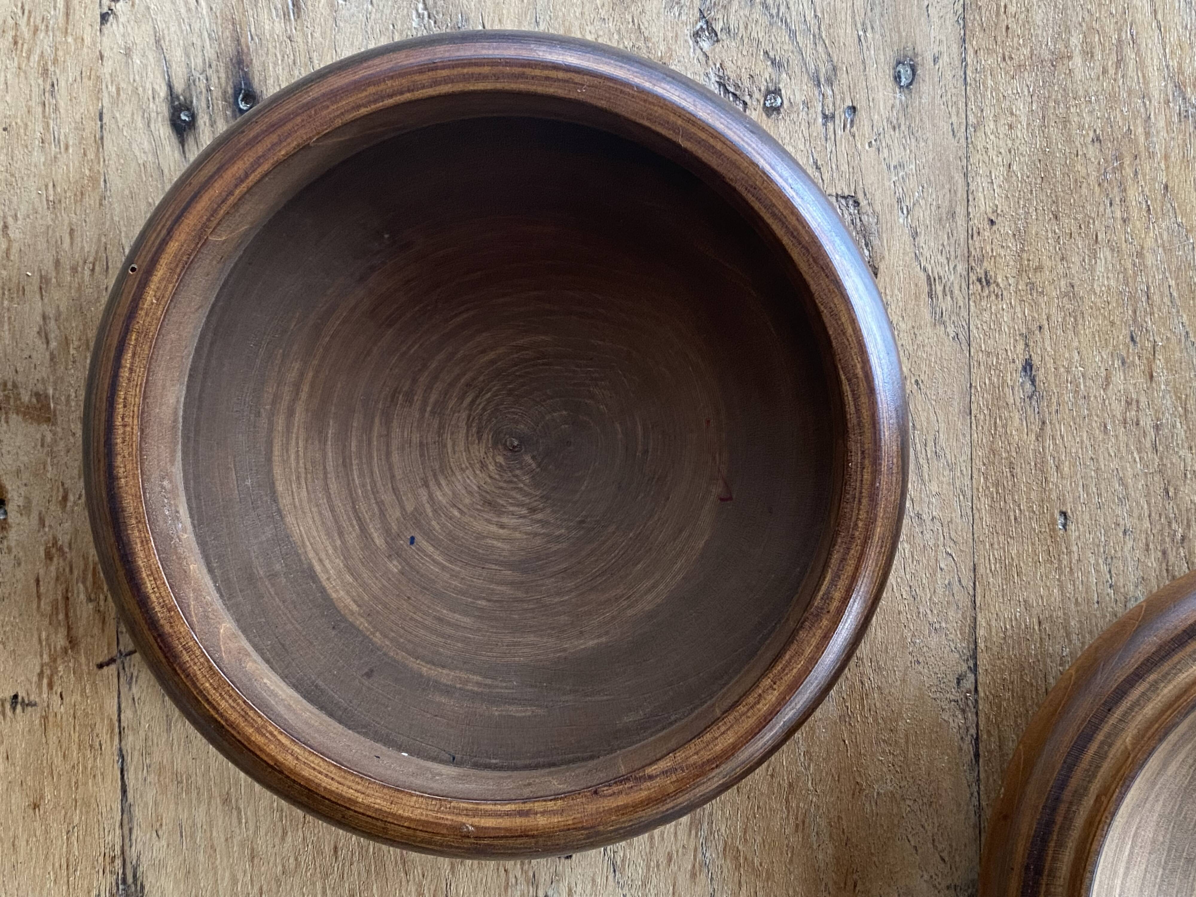 Boite en bois tourné main