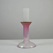 Full Lead Crystal Candle holder by Hanne Dreutler for Studio Åhus, Sweden, 1980