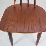 Poul Volther Set Of 6 Dinning Room Chairs "3705" For Fremel Røjle, Denmark, 1960