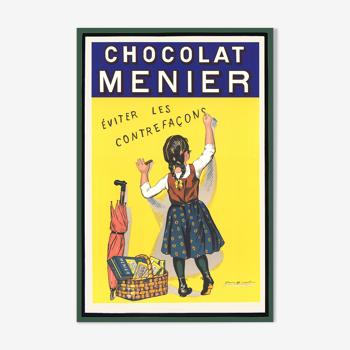 Affiche chocolat menier