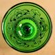 Old vintage molded glass glasses and decanter