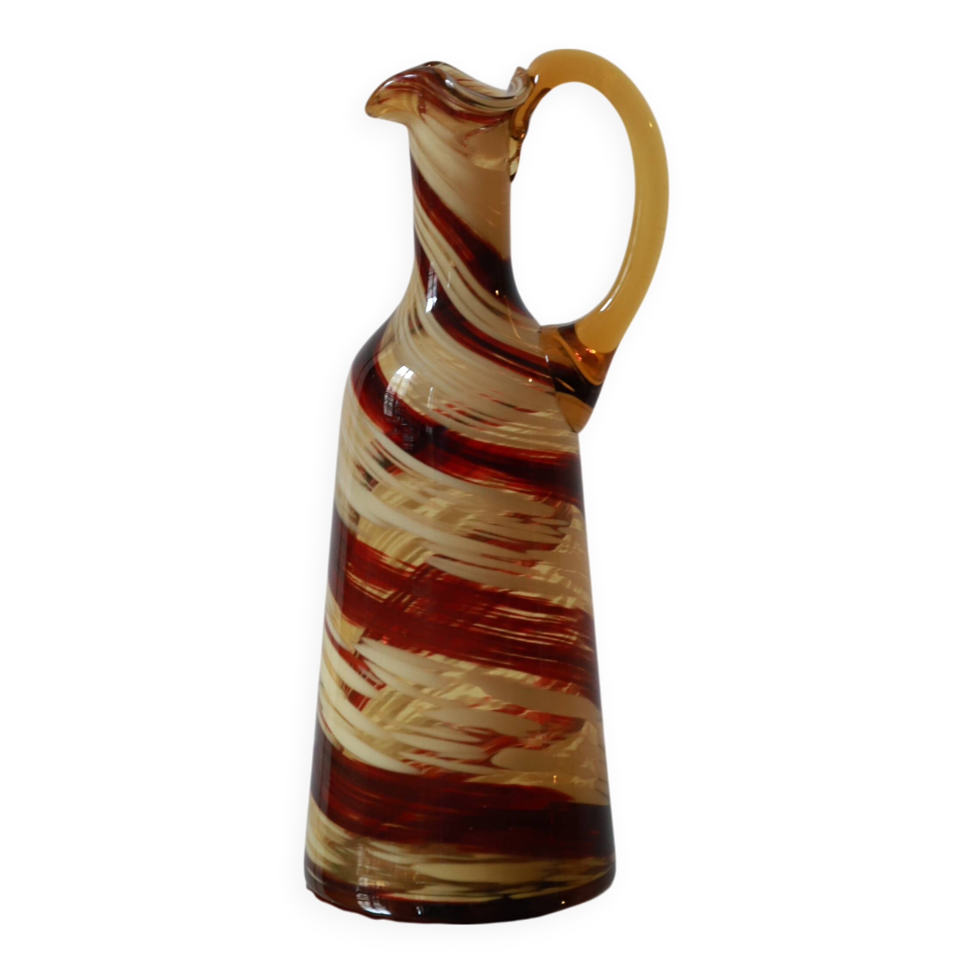 Two-tone Murano carafe