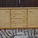 Rattan and Bamboo Enfilade in the style of Dal Vera 1970 Italy