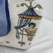 Jardinière, cache pot en faïence de Gien