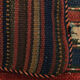 Striped Kilim Cushion Cover Handwoven Wool Scatter Pillow- 35x35cm