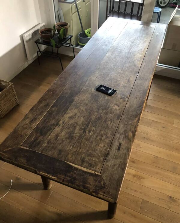 table longue  console haute chinoise