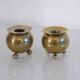 Pair of Swedish brass candlesticks 1970