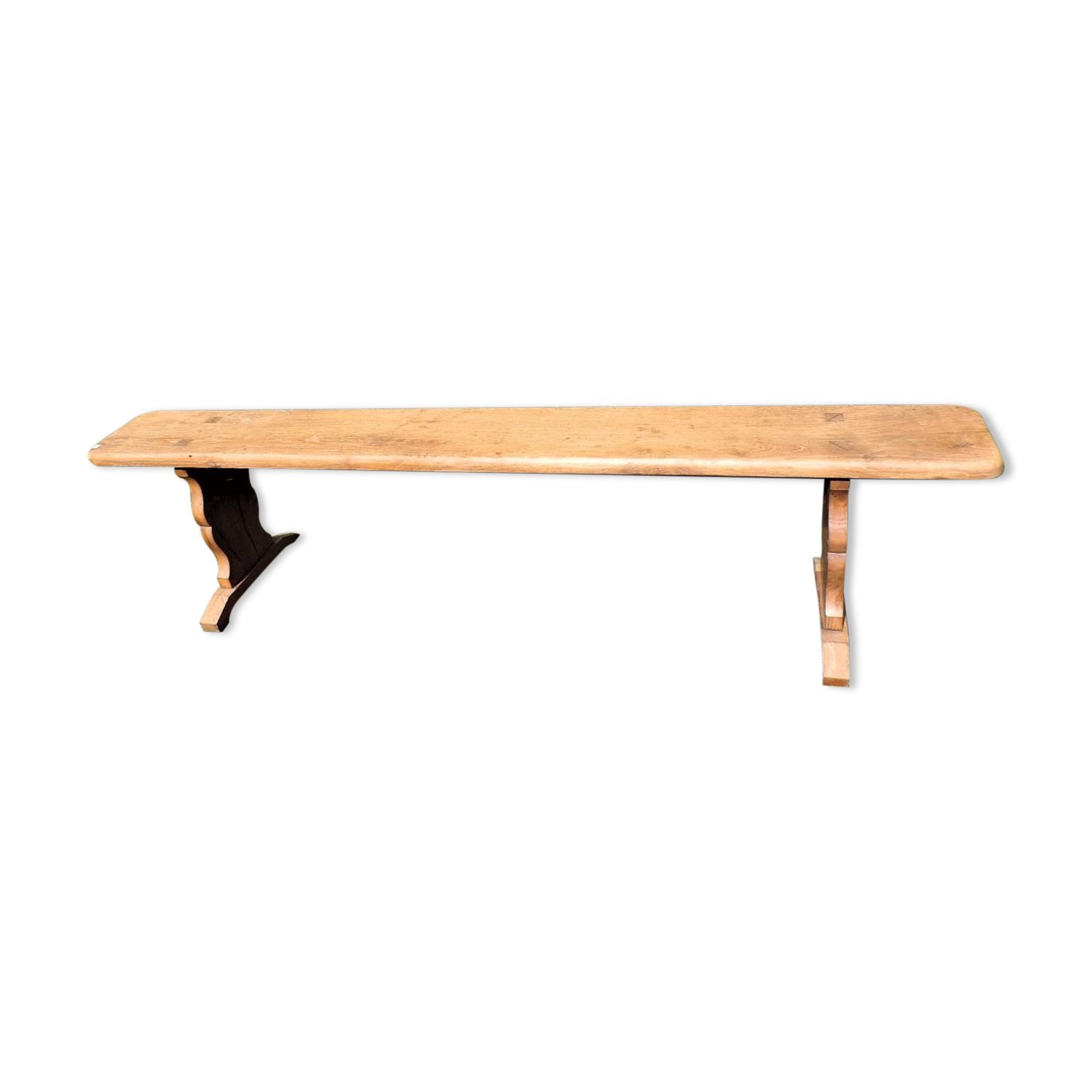 Old oak farmhouse bench