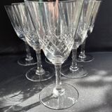6 water glasses – Cristallerie de Nancy (1920-1934)