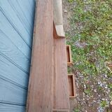 Antique wooden wall shelf