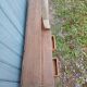 Étagère murale ancienne en bois