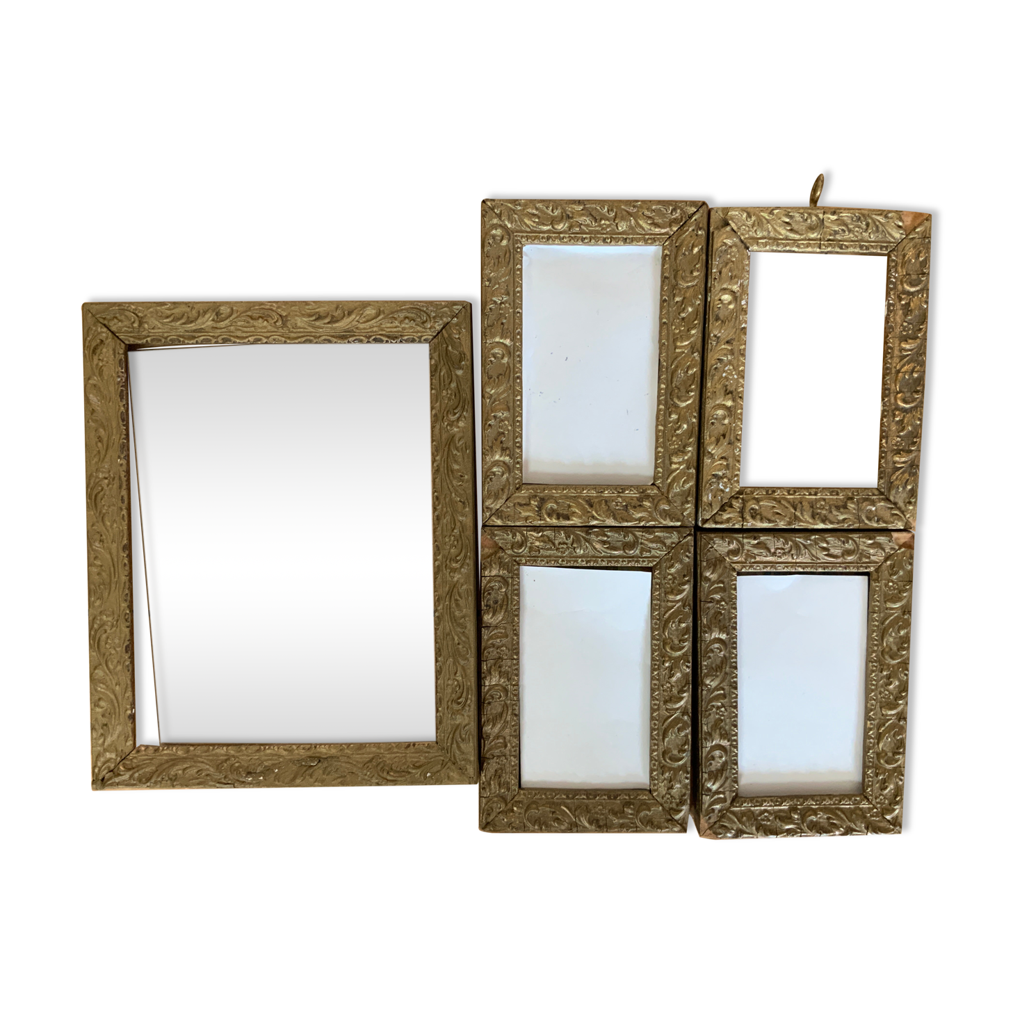 Set of 5 frames and a medium frame
