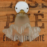 Wall light tulip and porcelain