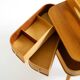Beautiful original Mid Century teak sewing box with hinged compartments