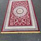 Persian rug burgundy cashmere wool 155x230cm