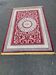 Persian rug burgundy cashmere wool 155x230cm