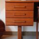 Bureau freestanding teck scandinave années 60 | Dyrlund