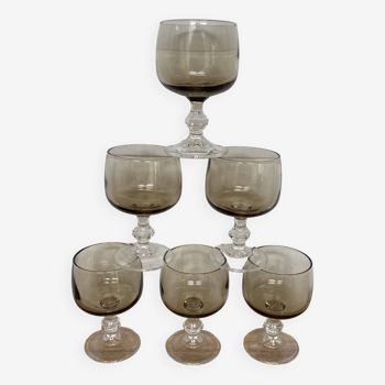 Set of 6 Luminarc liqueur glasses, Domaine model