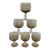Set of 6 Luminarc liqueur glasses, Domaine model