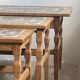 Henning Kjærnulf set of three oak nesting tables for EG Kvalitets, Denmark 1960s