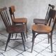 Set de 4 chaises bistrot dépareillées