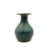 Vase vintage en céramique bleu clair, France 1960