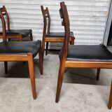 Vintage Scandinavian chairs Gessef teak 1960