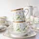 Hackefors "Linnea Borealis" 43-piece Swedish coffee service for 13 people, 1970s