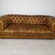 Chesterfield leather sofa