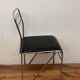 Three chrome and skai chairs from the 70s