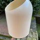 Space Age waste paper basket in beige PVC signed Makio Hasuke for Gedy Italia 1970