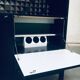 Brutalist Black Ebonised Dry Bar Cabinet, Belgium, 1970s