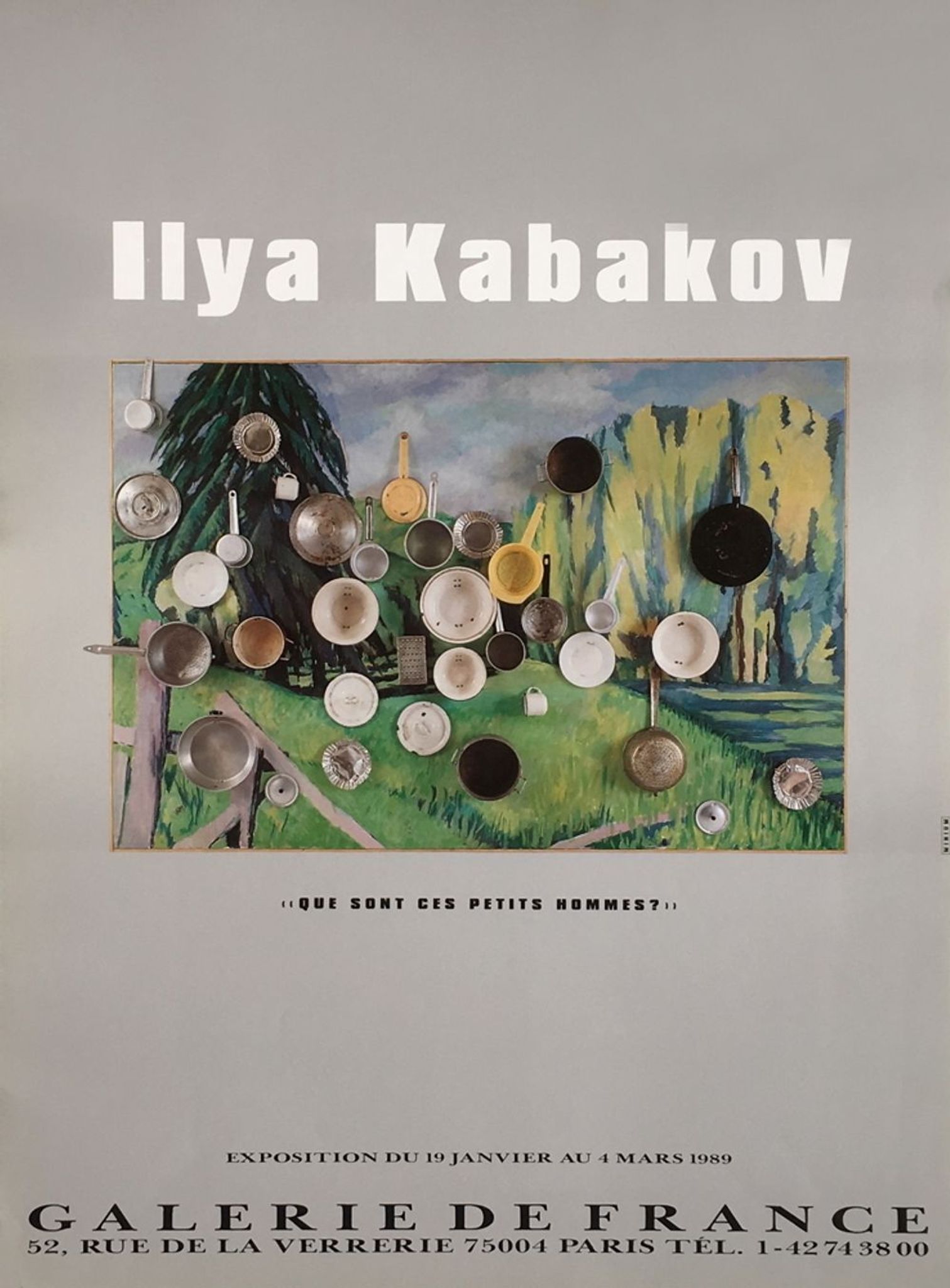 Affiche ilya Kabakov 1989
