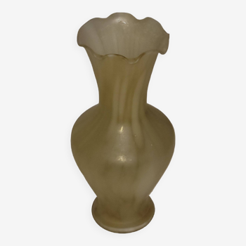 Petit vase jaune - ancien