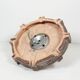 Vintage 1970s ceramic 'Fat Lava' style wall light by Hustadt Leuchten