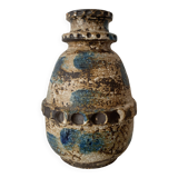 Large brutalist ceramic vase from West Germany, 1960s/1970s