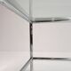 Square glass coffee table 71 x 71 cm, 1990s