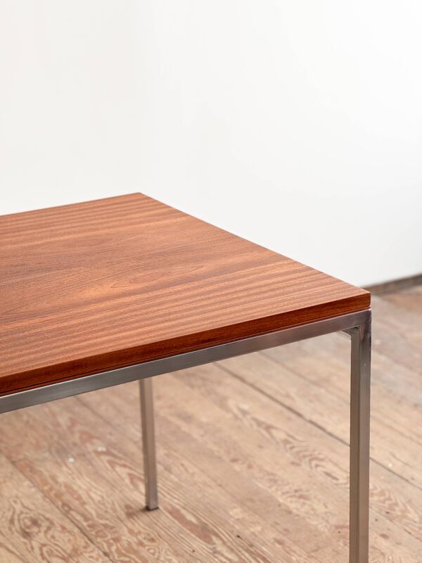 Table extensible par Wilhelm Renz en teck et chrome, Mid Century design